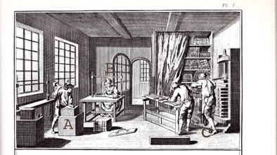 Ancien atelier de reliure