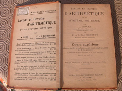 Leçons et devoirs d'arithmetique Leçons et devoirs d'arithmetique