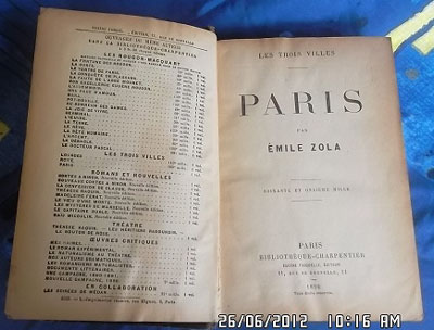 PARIS Emile Zola
